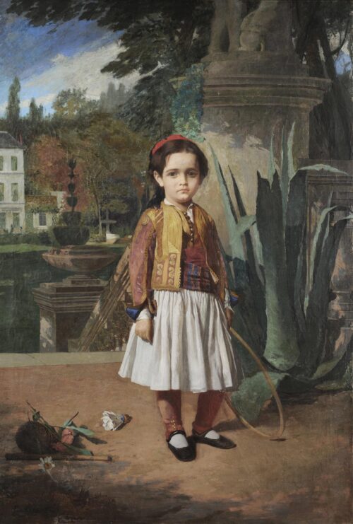 Child in a Greek Costume - Rodriguez Barcaza Ramon
