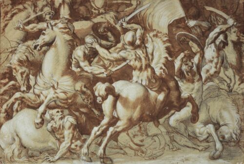 Equestrian Battle, Mythical Battle - Farinati Paolo