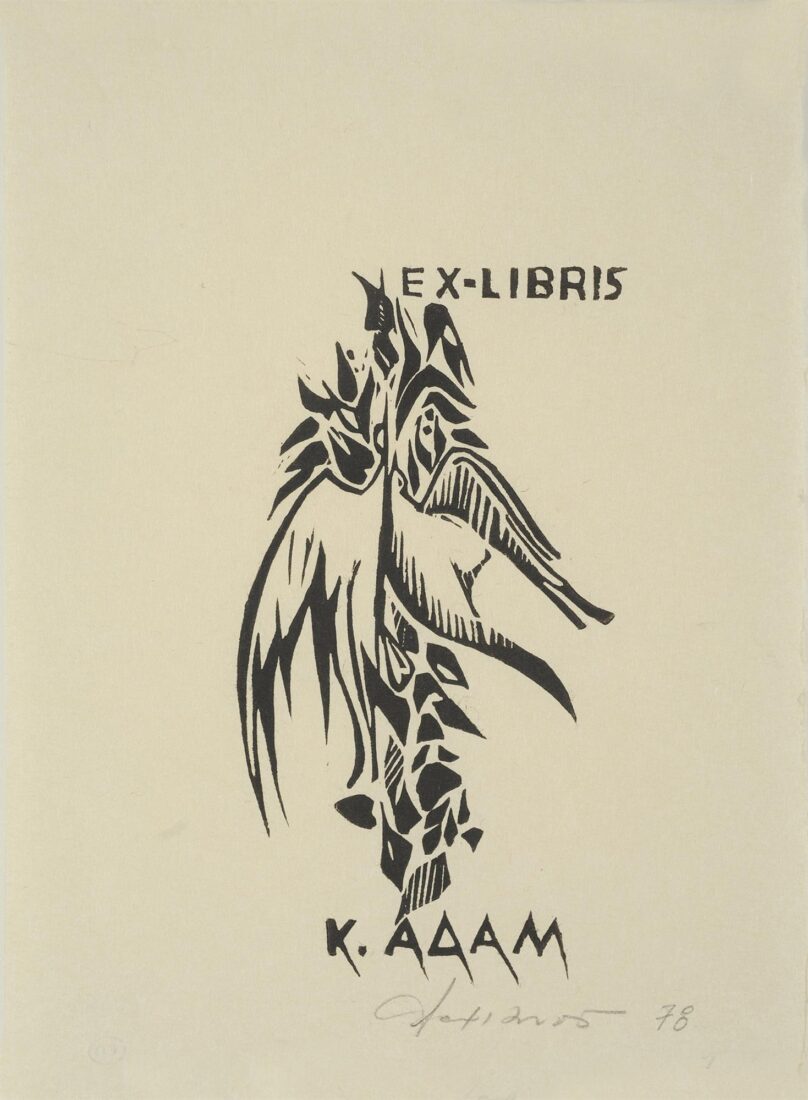 Ex Libris K. Adam - Komianou Aria