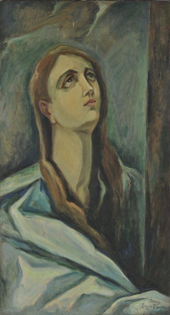 Mary Magdalene (a Copy of El Greco’s work) - Zepos Emmanouil