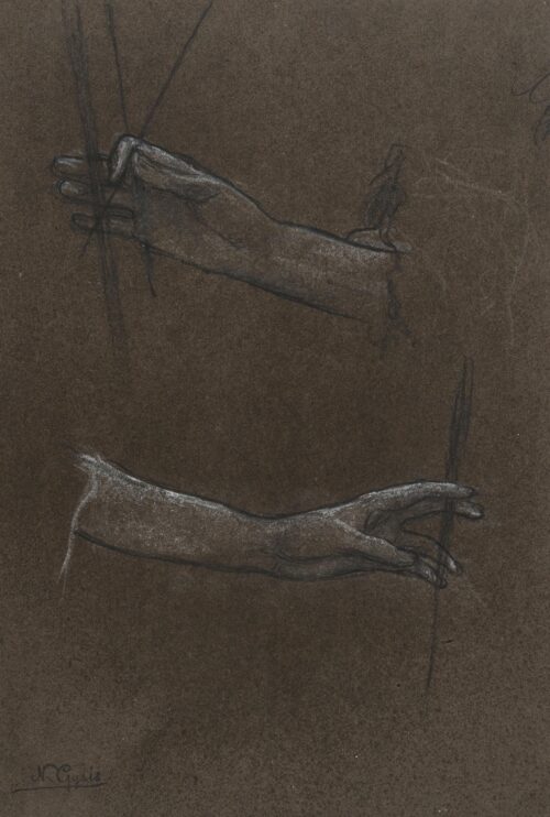 Study for “Bavaria’s” Hands - Gyzis Nikolaos