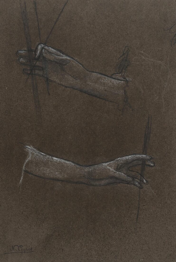 Study for “Bavaria’s” Hands - Gyzis Nikolaos