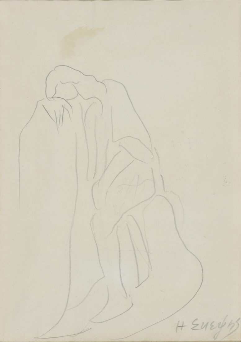 Thinking, Verso: Hercules Farnese - Chalepas Yannoulis