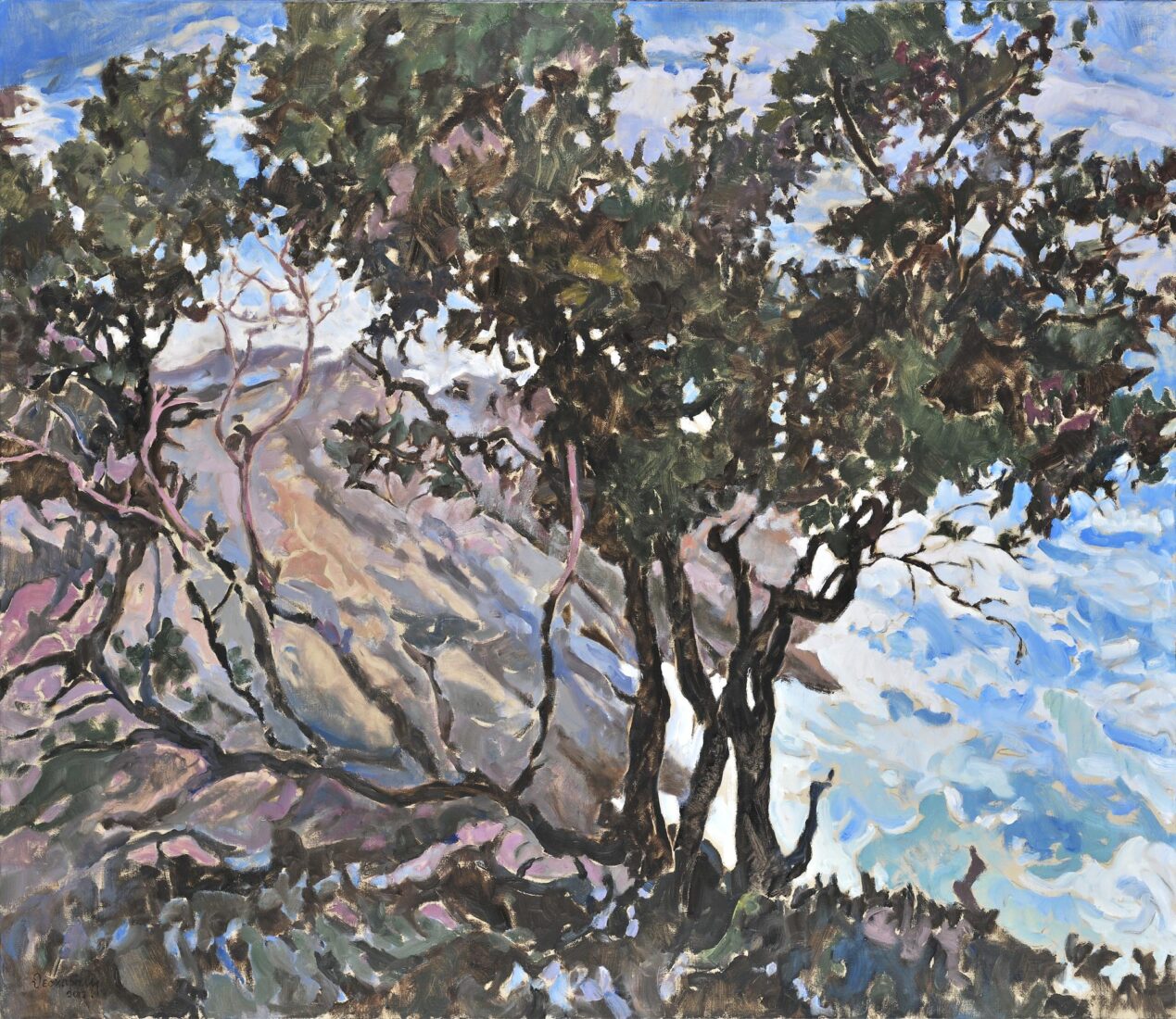 Gazing at the Sea through the Foliage - Theocharakis Vassilis