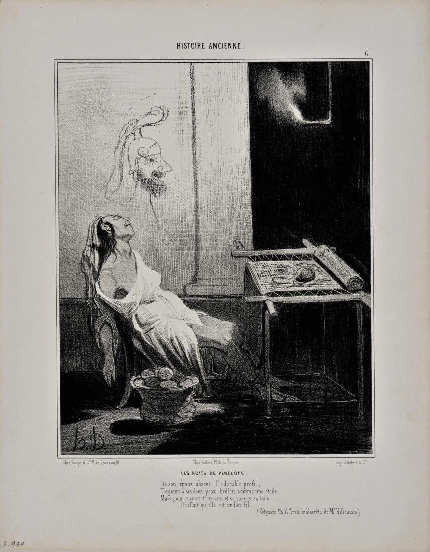 “The nights of Penelope” - Daumier Honore