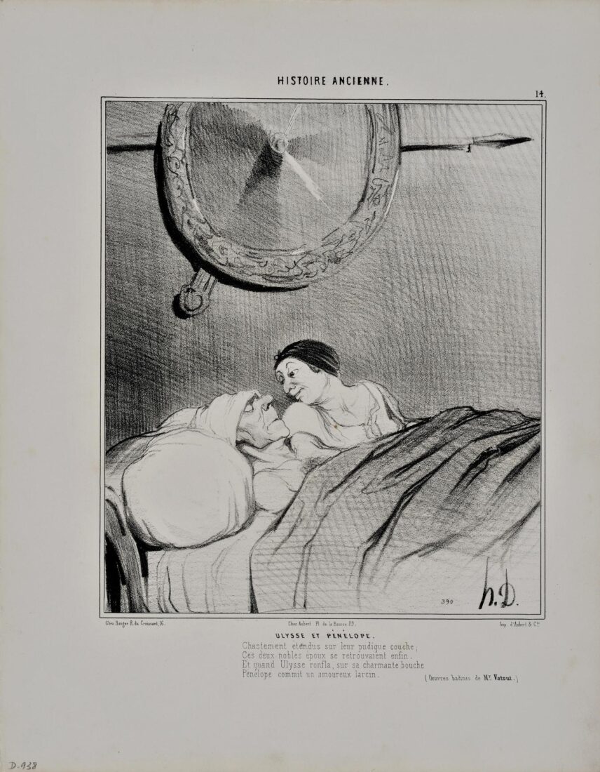 “Οδυσσέας και Πηνελόπη” - Daumier Honore