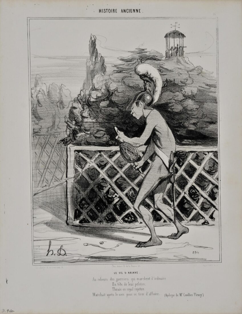“Ο μίτος της Αριάδνης” - Daumier Honore