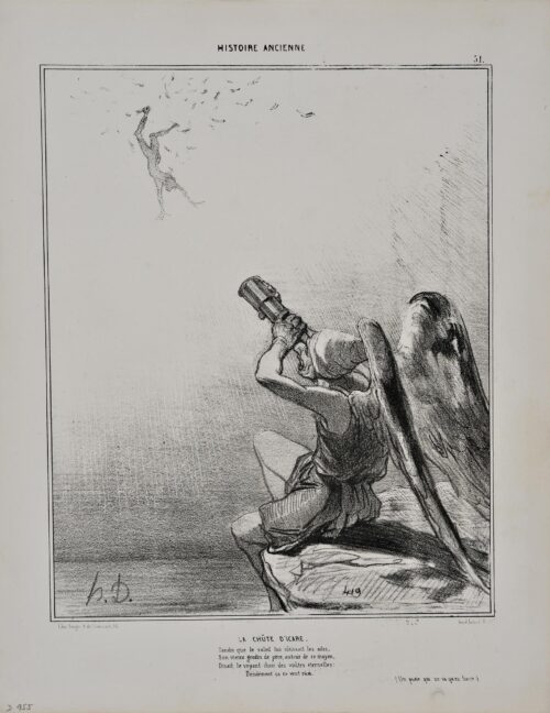 “Η πτώση του Ίκαρου” - Daumier Honore