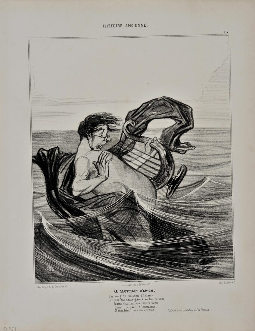 “Rescue of Arion” - Daumier Honore