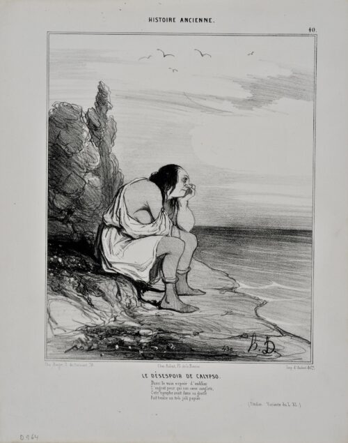 “Despair of Calypso” - Daumier Honore