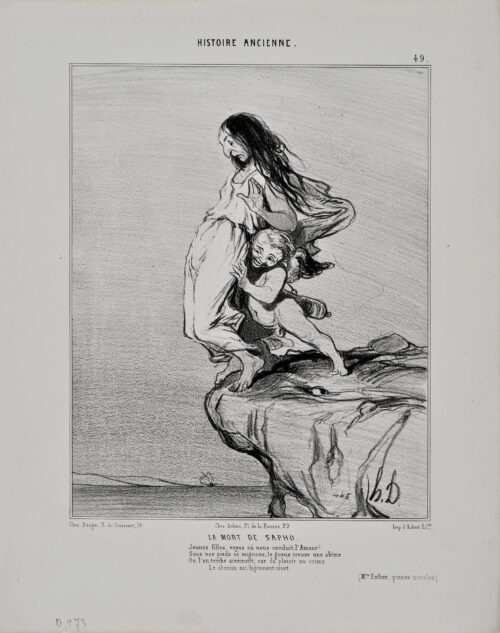 “Sappho’s death” - Daumier Honore