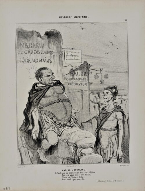 “Marius at Carthage” - Daumier Honore