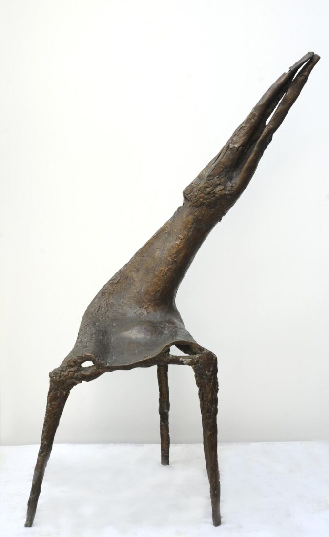 Seated Female Figure V - Kapralos Christos