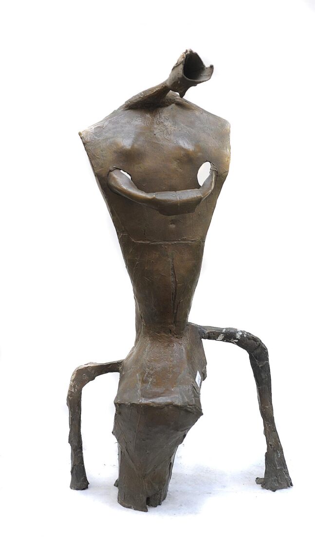 Seated Female Figure IV - Kapralos Christos