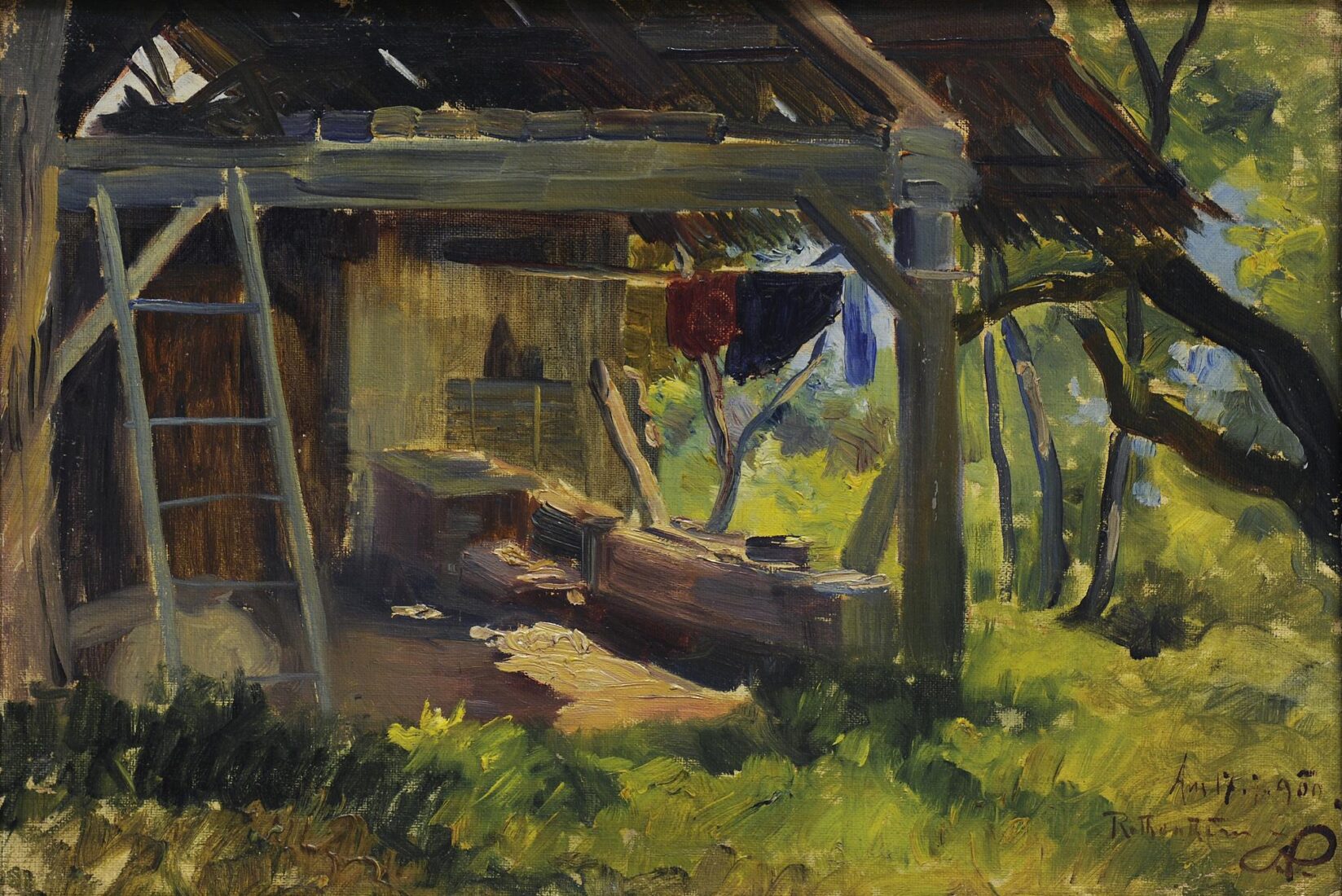 Hut with Hung Clothes - Parthenis Konstantinos
