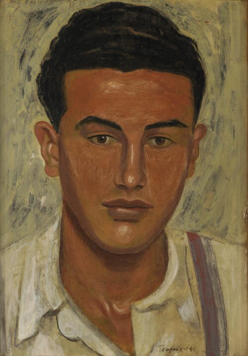 Head of a Youth - Tsarouchis Yannis