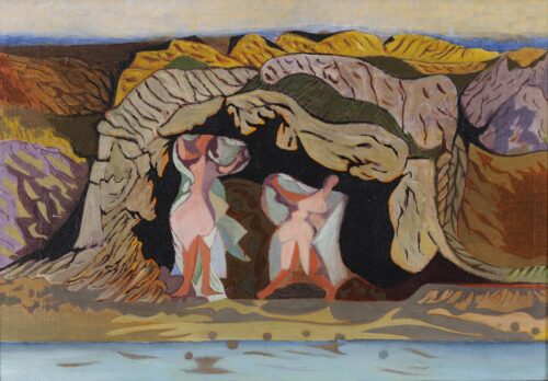 Bathers in a Cave - Hatzikyriakos-Ghika Nikos