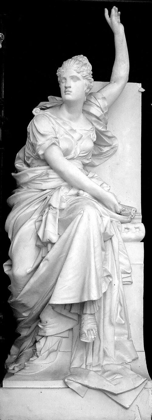 Justice (plaster cast from the tomb of Pavlos Pavlopoulos in the First Cemetery of Athens - Vitsaris Ioannis