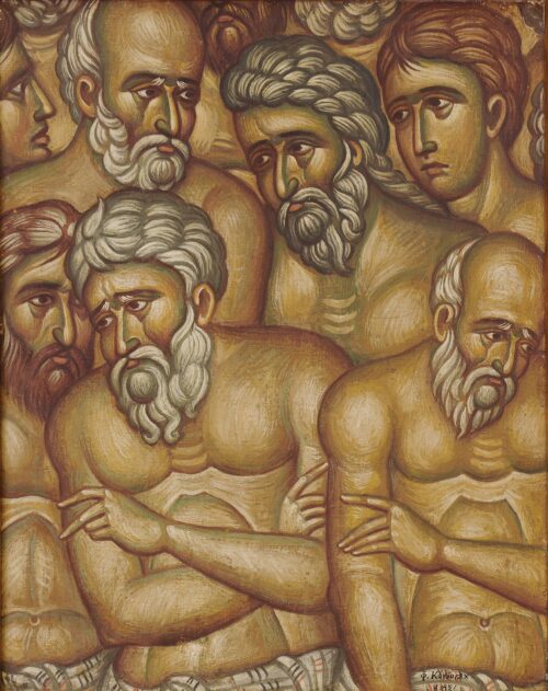 Forty Martyrs of Sebaste or the Holy Forty, detail - Kontoglou Fotis