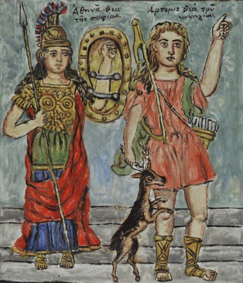 Athena and Artemis - Theophilos (Chatzimichael)