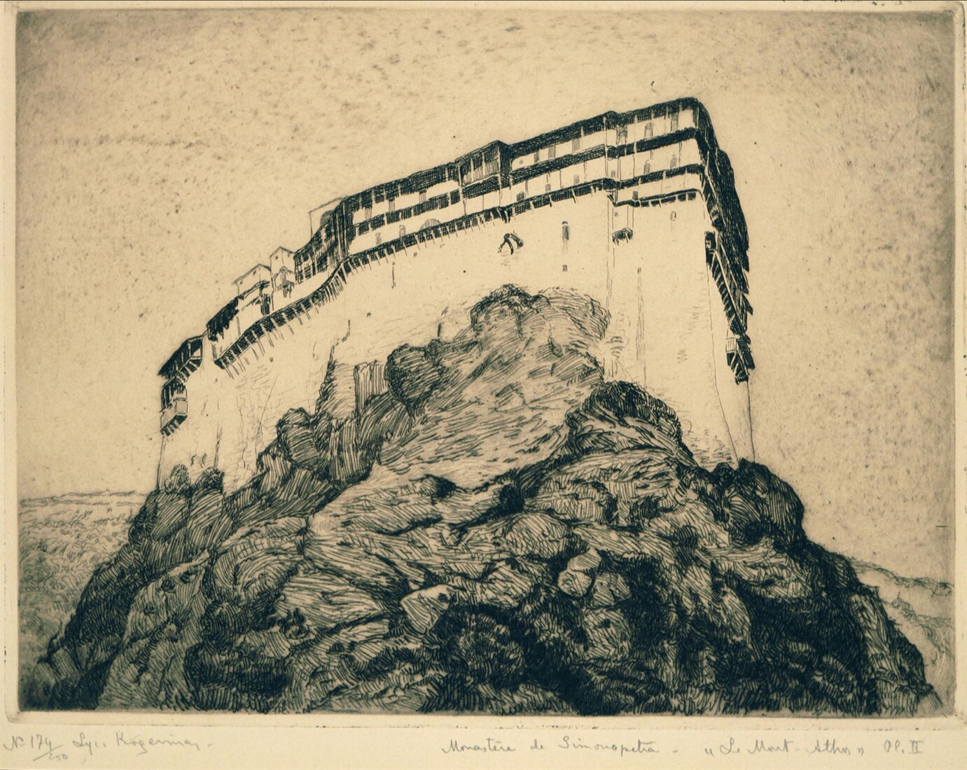 Κογεβίνας Λυκούργος (1887-1940) Μονή Σίμωνος Πέτρα 1922