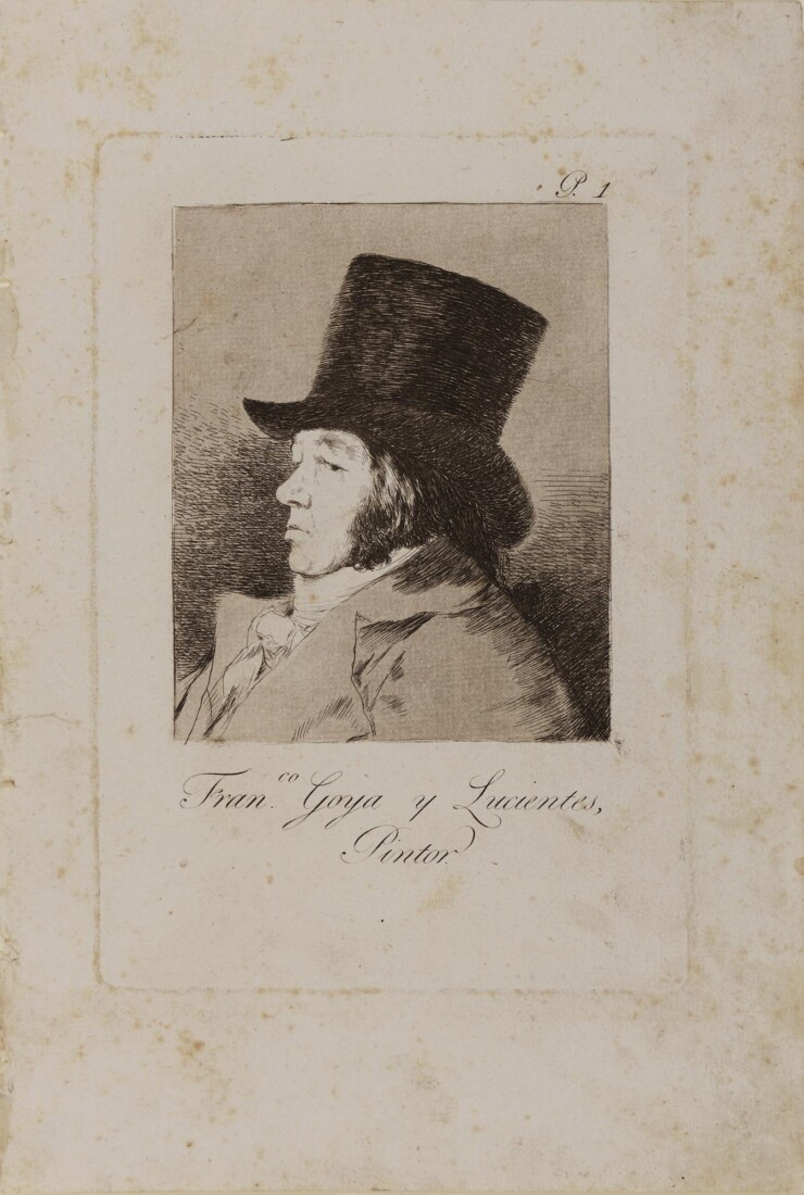 Goya y Lucientes Francisco (Γκόγια υ Λουθιέντες Φρανθίσκο, 1746-1828) Ο Φρανθίσκο Γκόγια υ Λουθιέντες, ζωγράφος 1803