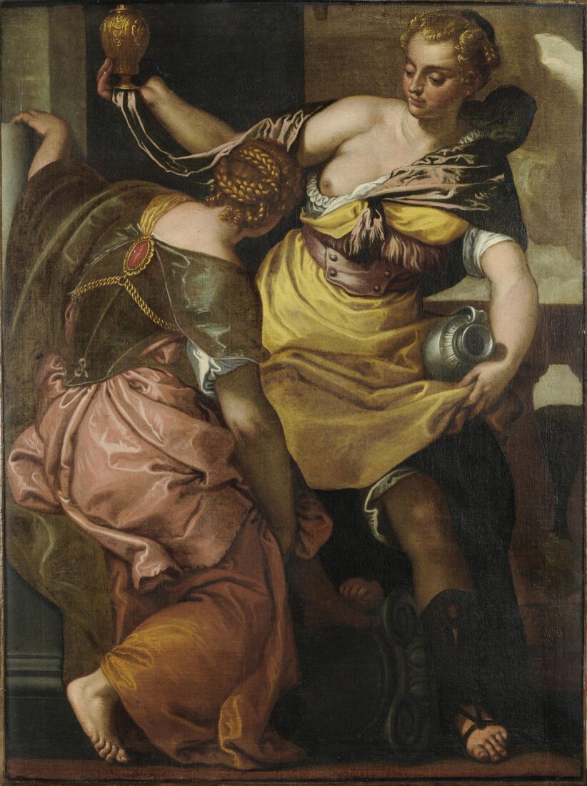 Allegorical Figures - Caliari Carlo