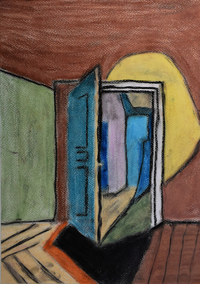 Work by a member of the group by N. Hatzikyriakos-Ghika`s The Open Door