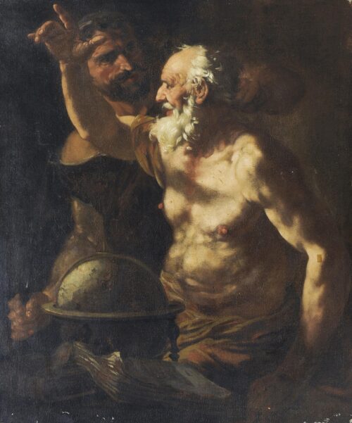 The Death of Archimedes - Loth Johann Carl, the so-called Carloto