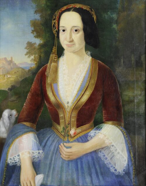 Portrait of a Lady in the Amalia Costume - Pige Francesco
