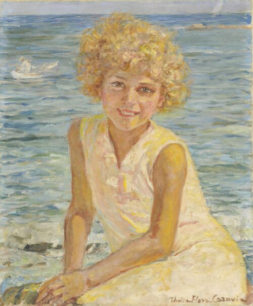 Girl on the Beach - Flora Karavia Thaleia