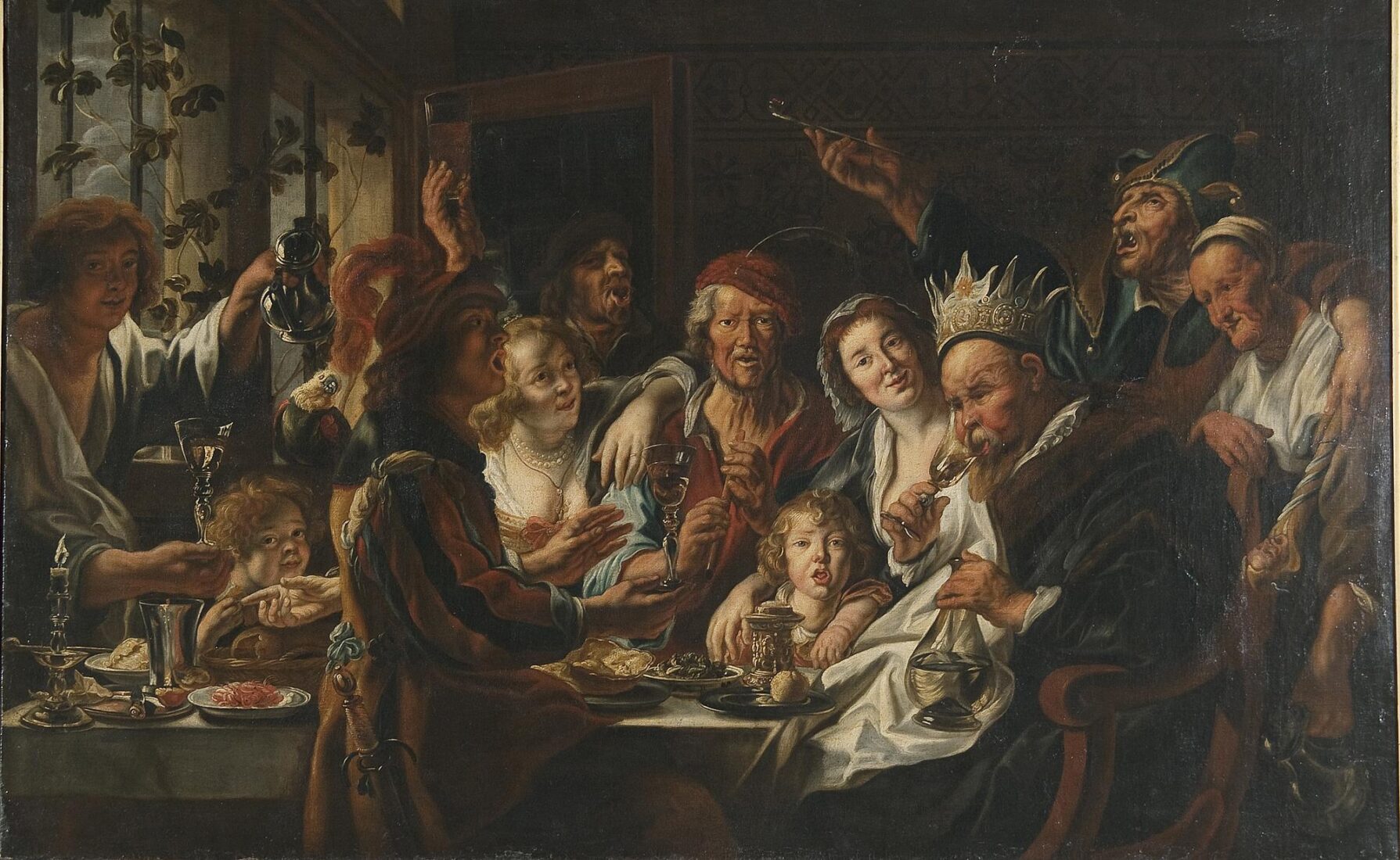 The Feast of the Epiphany - School of Jacob Jordaens