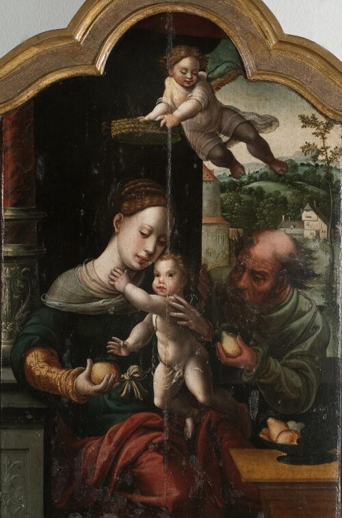 The Holy Family - Coecke van Aelst Pieter, workshop