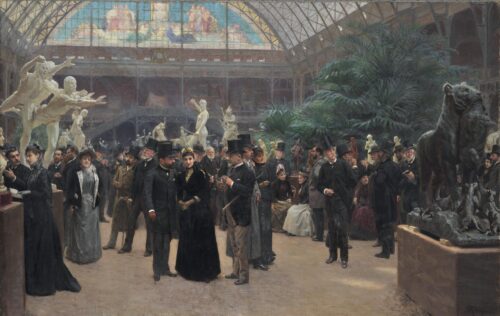 Ημέρα εγκαινίων στο Palais des Champs Elysees - Rixens Jean Andre