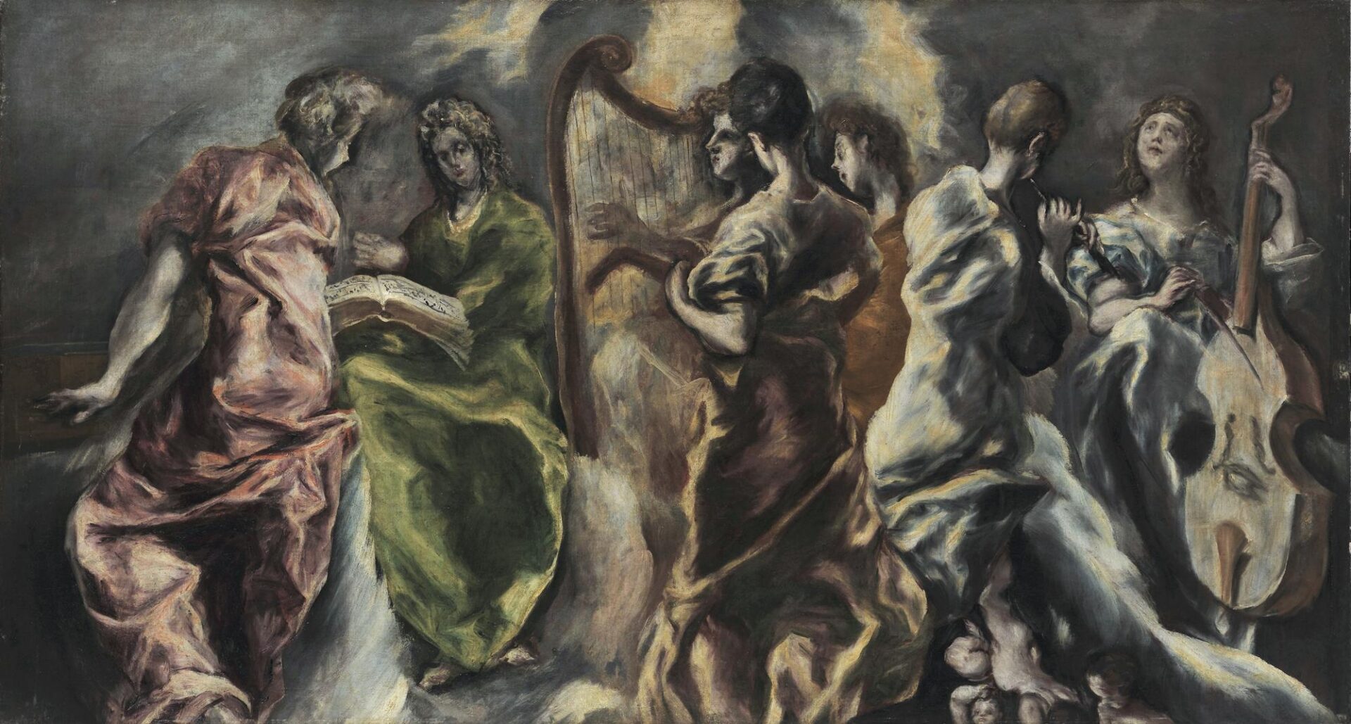 The Concert of the Angels - Theotokopoulos Domenicos