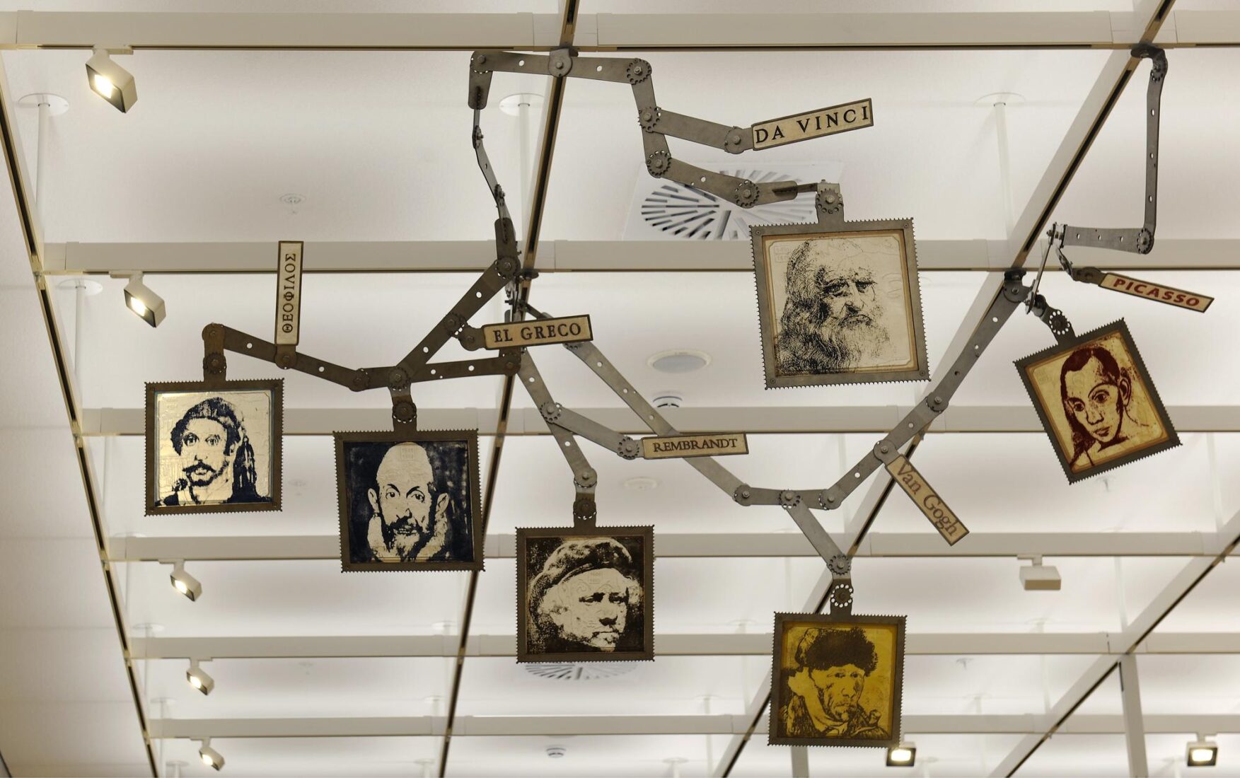 Φωτεινές περιπτώσεις:Leonardo da Vinci, El Greco, Rembrandt, Van Gogh, Picasso, Θεόφιλος
