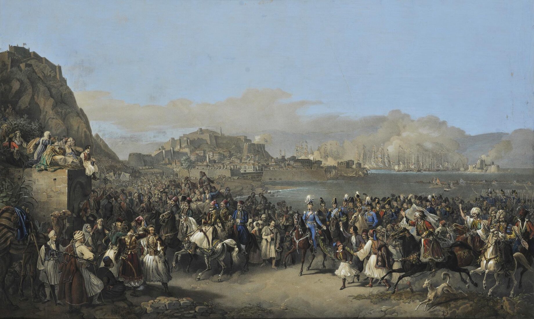 Είσοδος του Όθωνα στο Ναύπλιο την 25η Ιανουαρίου 1833