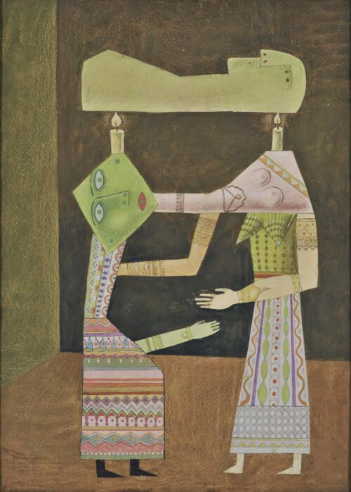 Reflection of a Dark Complexioned Girl - Brauner Victor