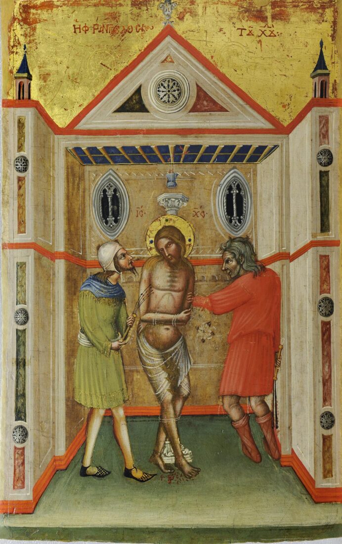 The Flagellation of Christ - Painter of the Crucifixion of Pesaro