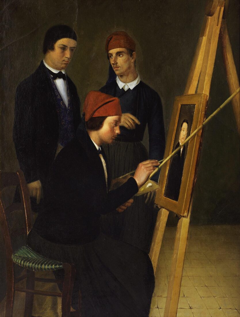Young Artist and His Model - Unknown