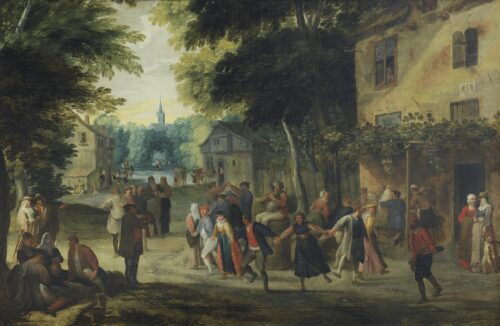 Τοπίο με χωρικούς που χορεύουν - Brueghel Jan II, μιμητής