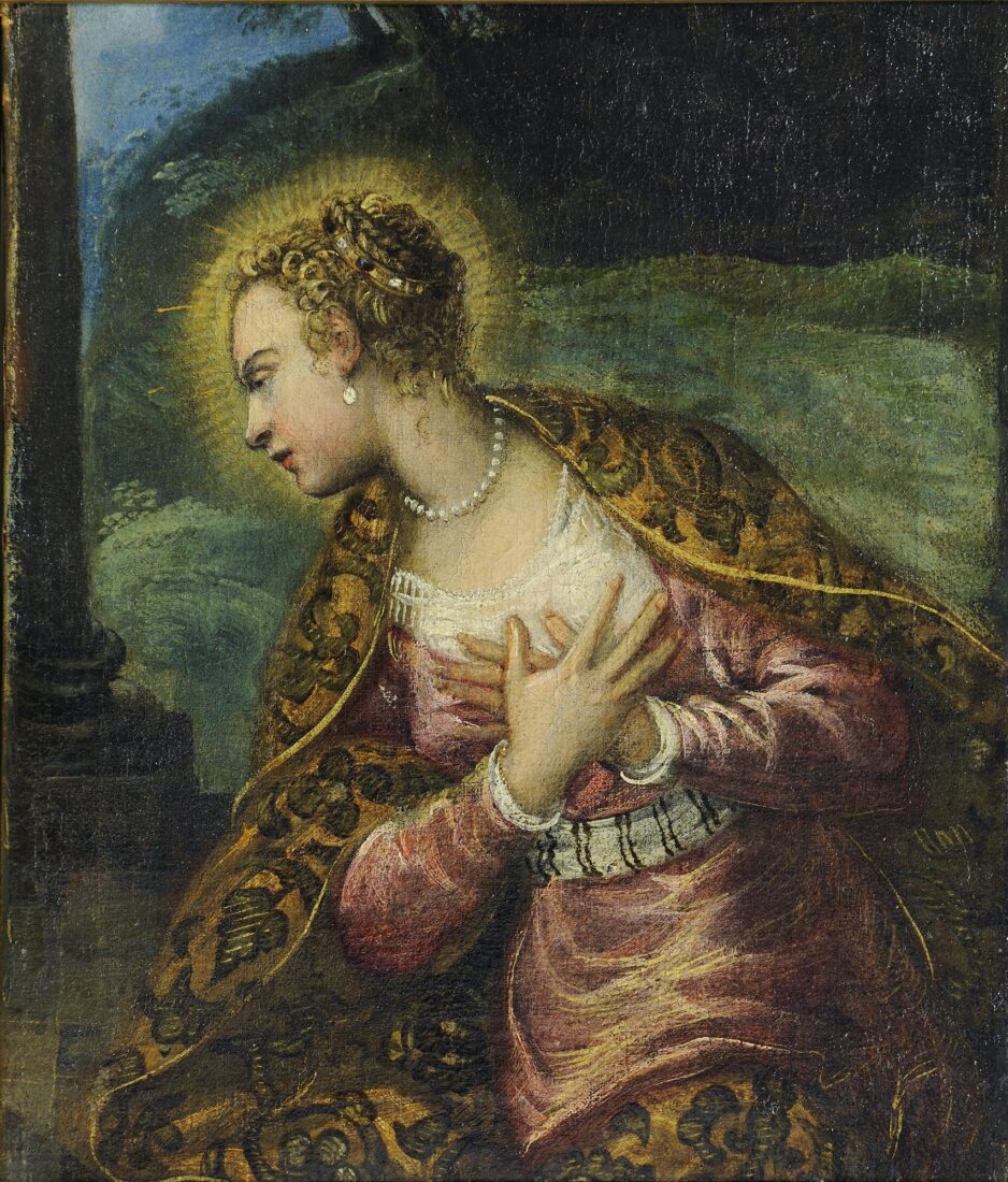 Saint Margaret - Tintoretto Jacopo , workshop