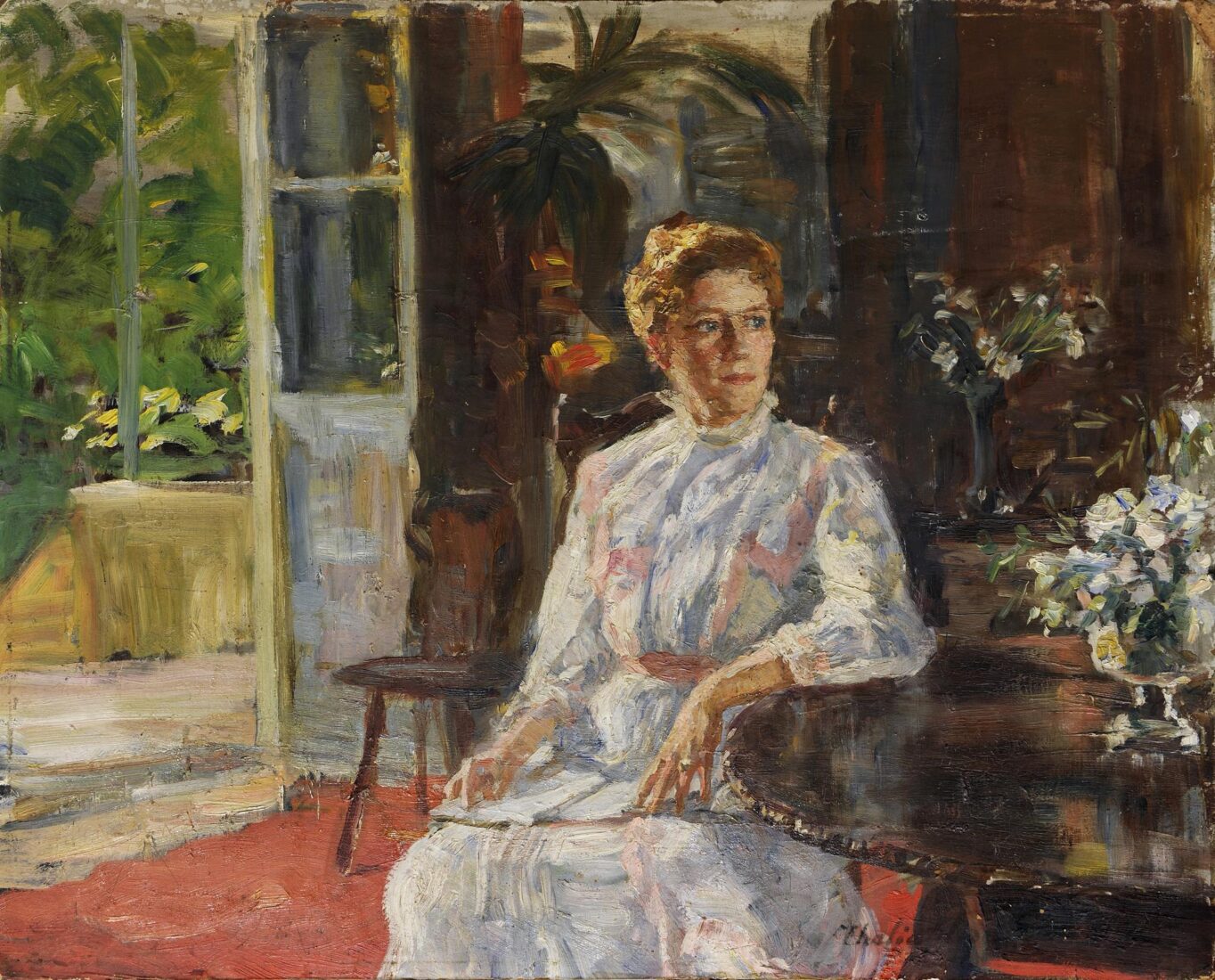 German Woman in Domestic Interior - Flora Karavia Thaleia