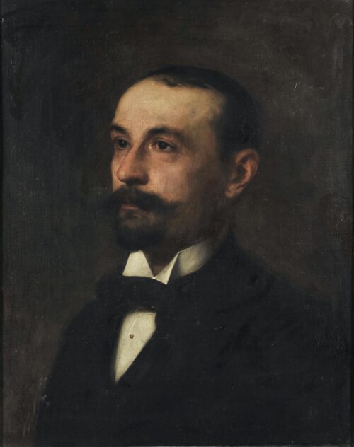 Portrait of Bearded Man (Marinos, Director or Piraeus Bank) - Lembesis Polychronis