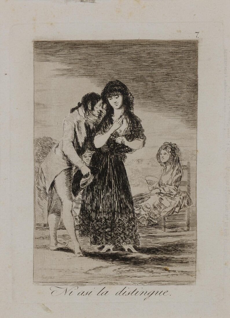 Ούτε καν έτσι την αναγνωρίζει, Goya y Lucientes Francisco, 1803