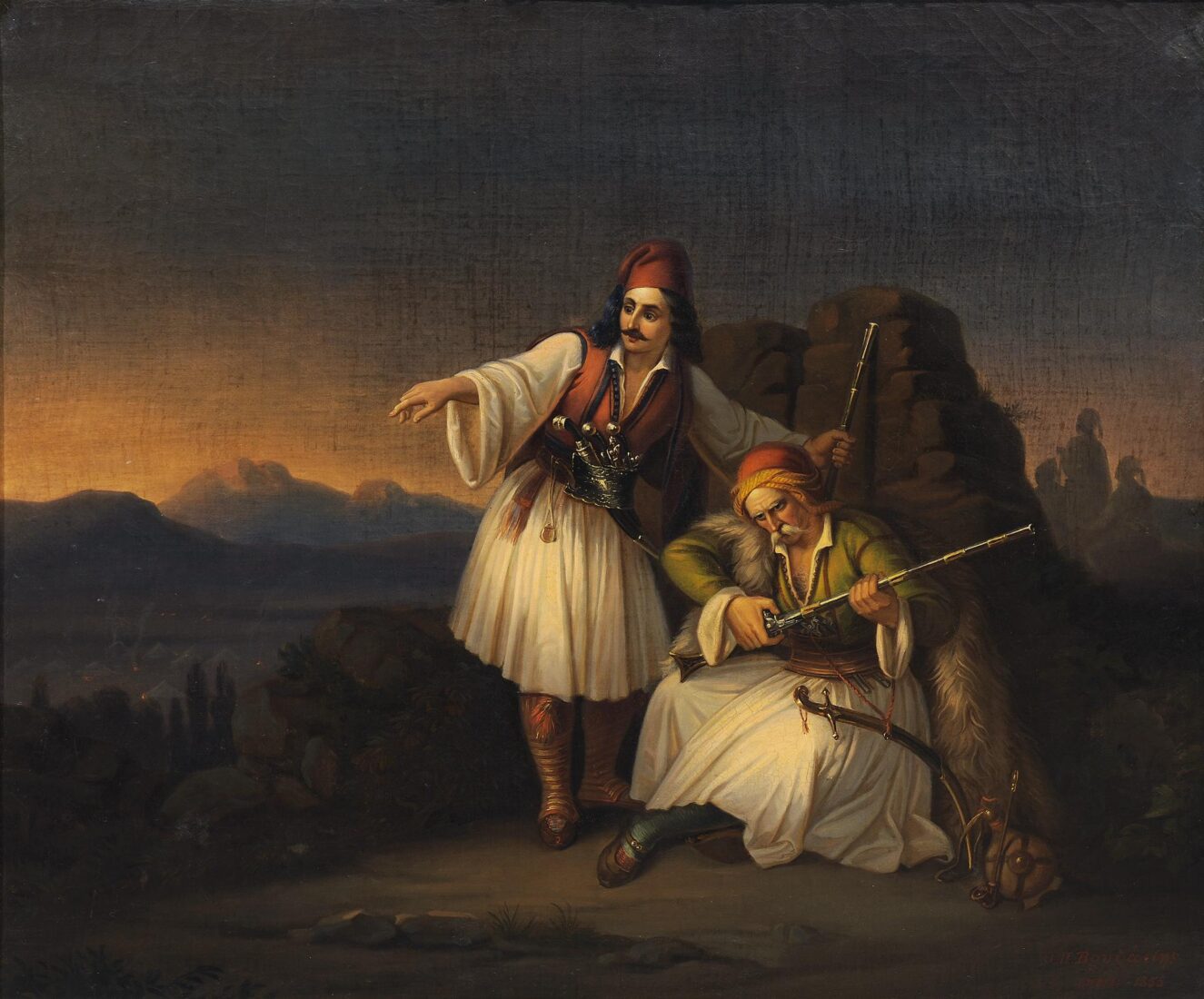 Two Warriors - Vryzakis Theodoros