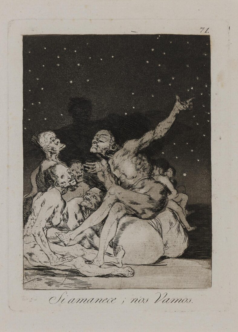Όταν χαράξει, εμείς φεύγουμε, Goya y Lucientes Francisco, 1803