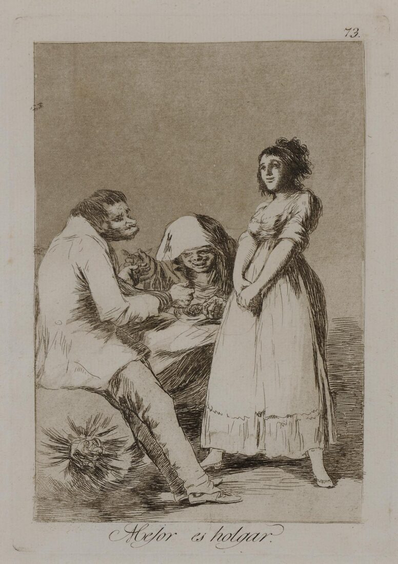 Καλύτερα να τεμπελιάζεις, Goya y Lucientes Francisco, 1803