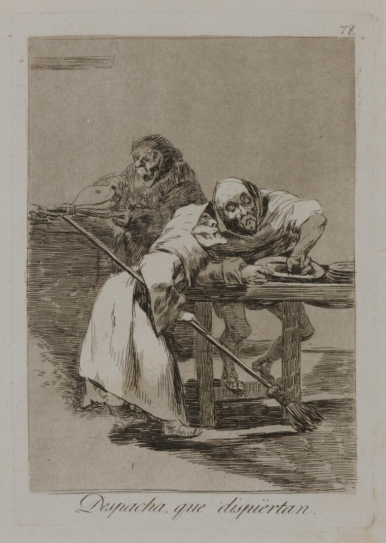 From the series “Los Caprichos” – Be quick, they are waking up - Goya y Lucientes Francisco