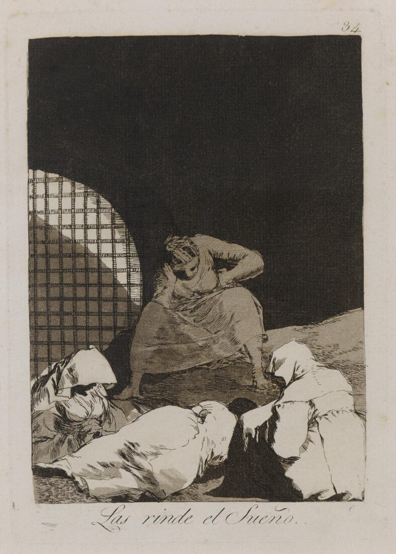 Παραδόθηκαν στον ύπνο, Goya y Lucientes Francisco, 1803